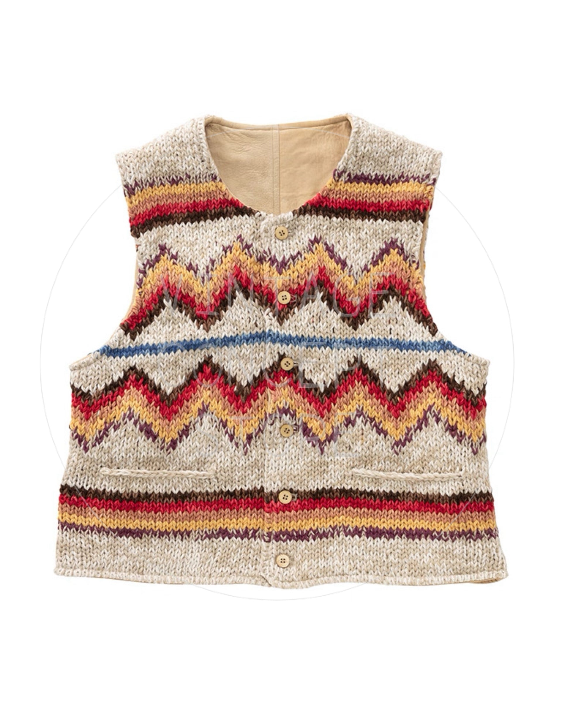 visvim 25AW HAND KNIT VEST (N.D.)